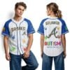 6 2026 Atlanta Braves Autism Awareness Day Jersey