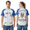 6 2026 New York Mets Autism Awareness Day Jersey