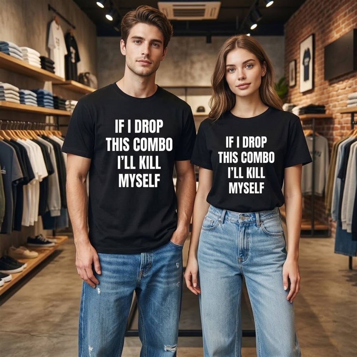  If I Drop This Combo I'll Kill Myself Shirt