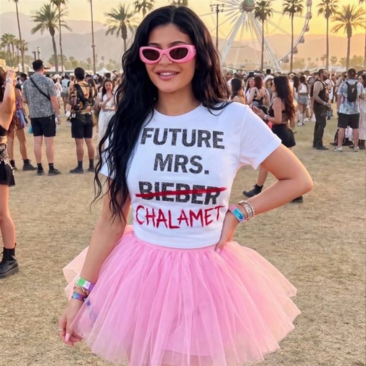 6 KYLIES Future Mrs Bieber Chalamet Shirt