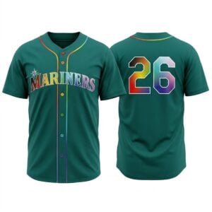 2026 Seattle Mariners Pride Month Jersey Giveaway 1