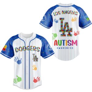 1 2026 Los Angeles Dodgers Autism Awareness Day Jersey