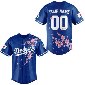 2026 LA Dodgers Japanese Japanese Heritage Night Sakura Bloom Jersey 1