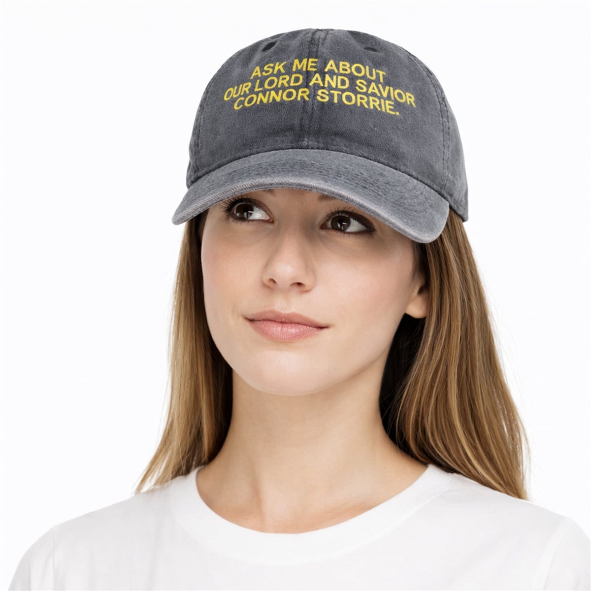 Ask Me about Our Lord and Savior Connor Storrie Hat 3 Ask Me about Our Lord and Savior Connor Storrie Hat 3