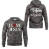 Baltimore Ravens 2026 I Love Jesus Forest Camo Hoodie 0