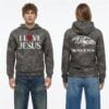 Baltimore Ravens 2026 I Love Jesus Forest Camo Hoodie 6