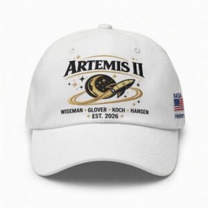 Artemis 2 NASA Wiseman Glover Kichi Hansen EST 2026 Hat 1