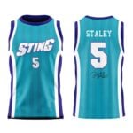 Charlotte Sting Dawn Staley 2001 Teal Swingman Basketball Jersey