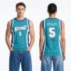 Charlotte Sting Dawn Staley 2001 Teal Swingman Basketball Jersey 2