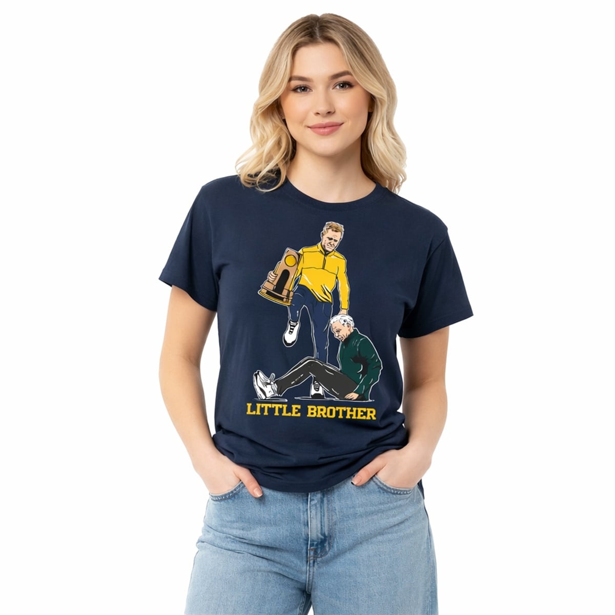 Coach Michigan Wolverines Dusty May Little Brother Shirt 3 Coach Michigan Wolverines Dusty May Little Brother Shirt 3