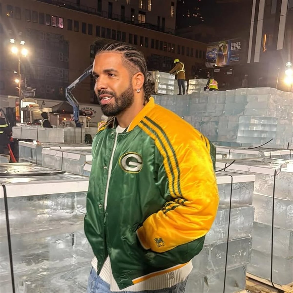 Drake Green Bay Packers Starter Jacket 8