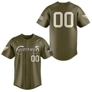 2026 El Paso Chihuahuas Armed Forces Day Jersey 0