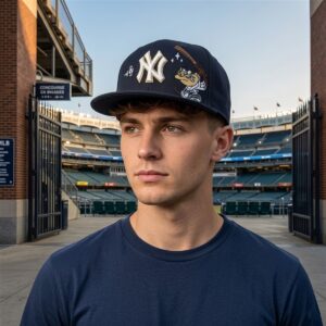 2026 New York Yankees Looney Tunes Tasmanian Devil Hat 0