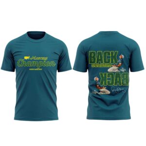 1 Rory McIlroy 2026 Masters Tournament Champion Celebrating Shirt