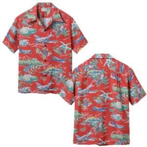 2026 Euphoria Zendaya Airways Silk Aloha Shirt 0