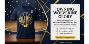 How To Buy The 2026 Michigan Wolverines Men's Basketball Final Four Shirt