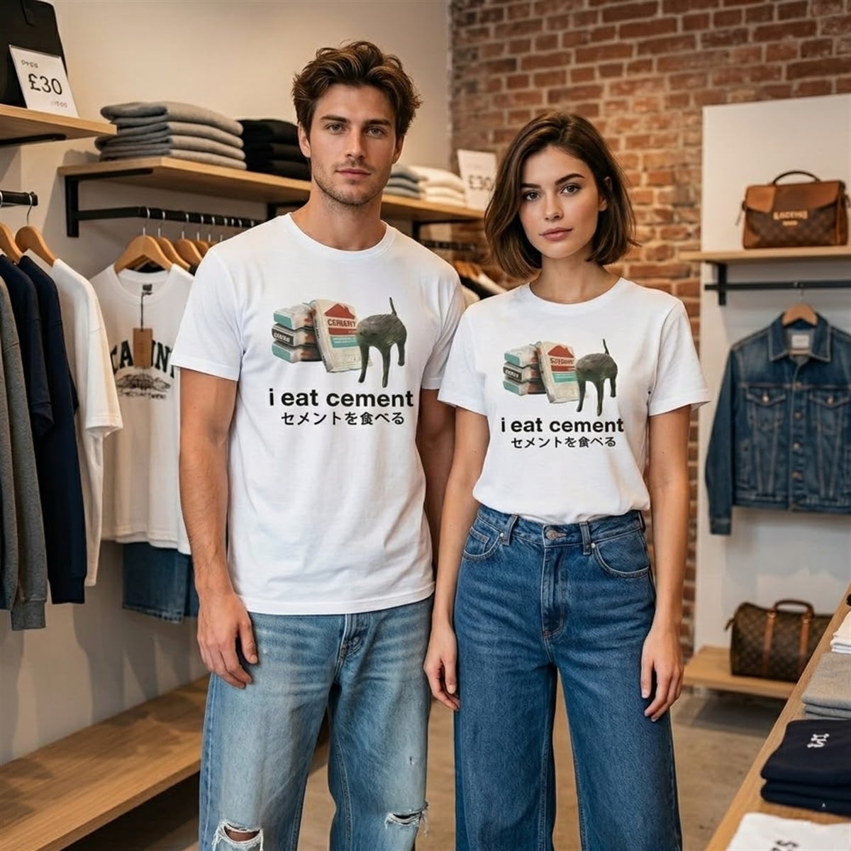 I Eat Cement Cat Meme Shirt I Eat Cement Cat Meme Shirt