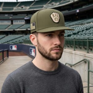 2026 Milwaukee Brewers Armed Forces Hat 0