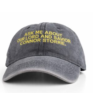 Ask Me about Our Lord and Savior Connor Storrie Hat 1