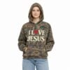 Lamar Jackson I Love Jesus Hoodie Camo 2