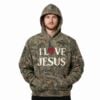 Lamar Jackson I Love Jesus Hoodie Camo 3