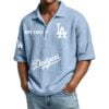 Los Angeles Dodgers EST 1883 Waffle Polo Shirt 1