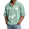 Los Angeles Dodgers EST 1883 Waffle Polo Shirt 5