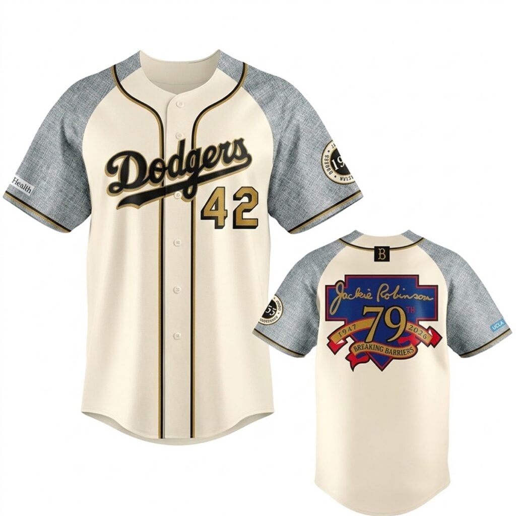 Los Angeles Dodgers Jackie Robinson Night 2026 Jersey 6 Los Angeles Dodgers Jackie Robinson Night 2026 Jersey 1