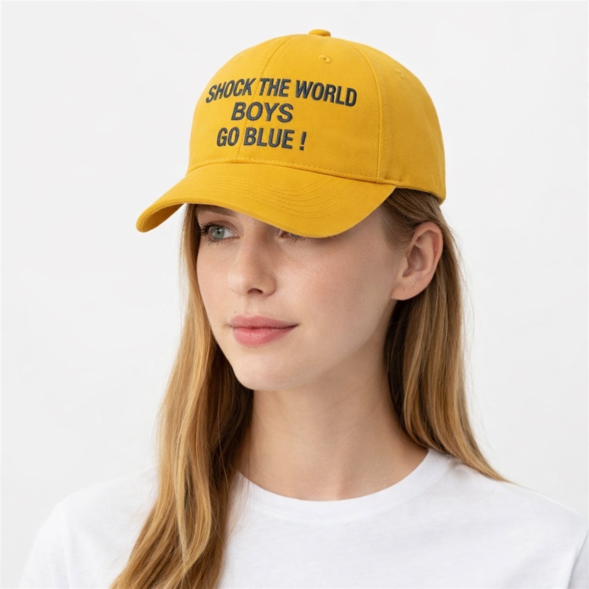 Michigan Basketball Shock The World Boys Go Blue Hat 3 Michigan Basketball Shock The World Boys Go Blue Hat 3