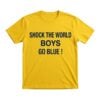 Michigan Basketball Shock The World Boys Go Blue Shirt 1