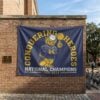 Michigan Wolverines Basketball Conquering Heroes National Champions 2025 2026 Flag