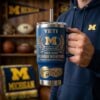 Michigan Wolverines Men's Basketball 118Th Anniversary 1908 2026 Tumbler 3 Michigan Wolverines Men's Basketball 118Th Anniversary 1908 2026 Tumbler