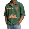 New York Mets EST 1962 Waffle Polo Shirt 4
