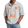 New York Mets EST 1962 Waffle Polo Shirt 5