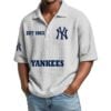 New York Yankees EST 1903 Waffle Polo Shirt 3