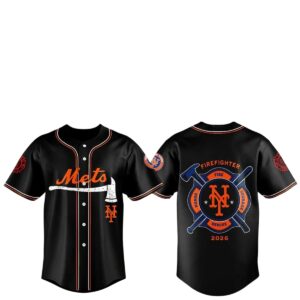 New York Mets National Firefighter Appreciation 2026 Jersey 1