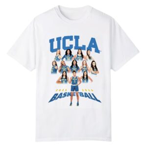1 Coach Daniels UCLA Womens Basketball 2025 2026 Team Collage Shirt 1
