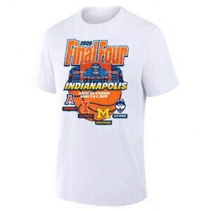 2026 Final Four Indianapolis Lucas Oil Stadium 4 Team Shirt 1