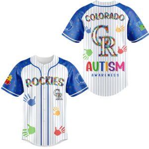 1 2026 Colorado Rockies Autism Awareness Day Jersey