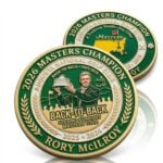 Rory McIlroy Masters Back To Back 2025 2026 Champion Challenge Coin