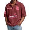 St Louis Cardinals EST 1882 Waffle Polo Shirt 1