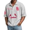 St Louis Cardinals EST 1882 Waffle Polo Shirt 4
