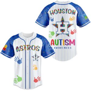1 2026 Houston Astros Autism Awareness Day Jersey