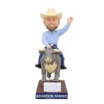 Texas Rangers Brandon Nimmo Bull Riding Bobblehead 2026 Giveaway