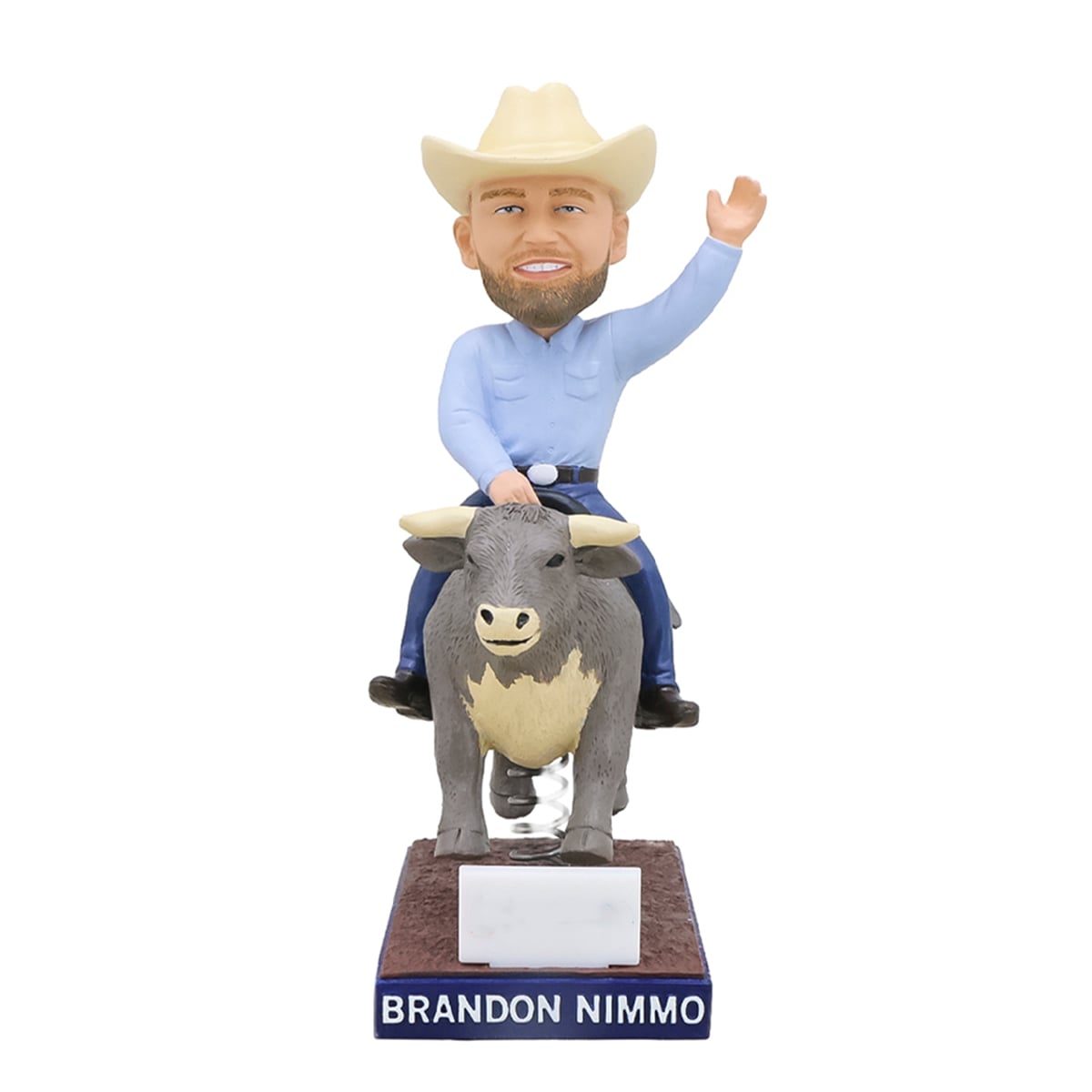 Texas Rangers Brandon Nimmo Bull Riding Bobblehead 2026 Giveaway 1 Texas Rangers Brandon Nimmo Bull Riding Bobblehead 2026 Giveaway 1