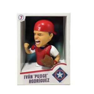 2026 Texas Rangers Pudge Rodriguez Baseball Card Bobblehead Giveaway 1
