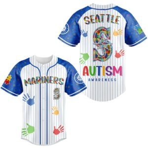 1 2026 Seattle Mariners Autism Awareness Day Jersey