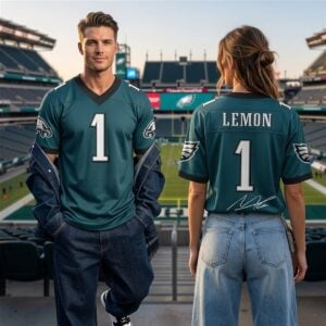 0 2026 Philadelphia Eagles Makai Lemon Draft First Round Pick Jersey