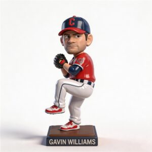 2026 Cleveland Guardians Gavin Williams Bobblehead Giveaway 1