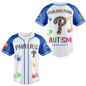 1 2026 Philadelphia Phillies Autism Awareness Day Jersey